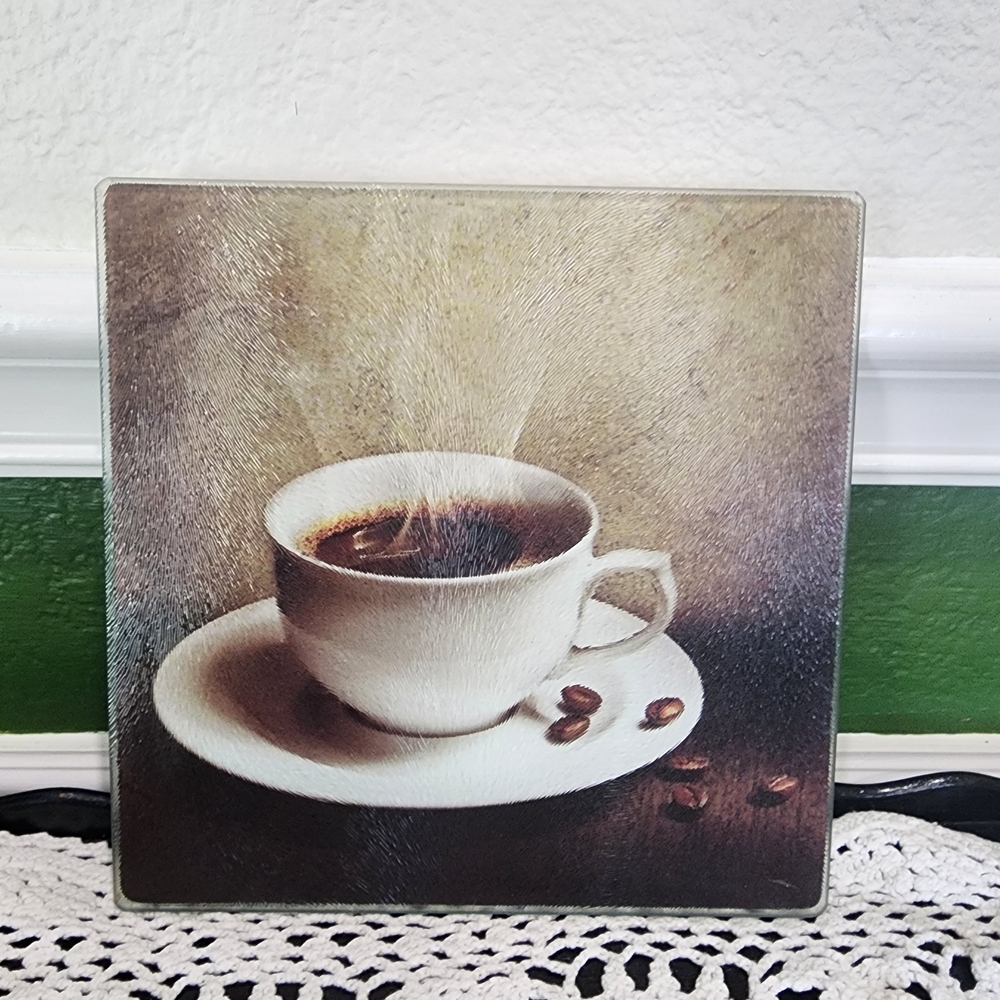 Elegant Coffee Cup Wall Art Decor